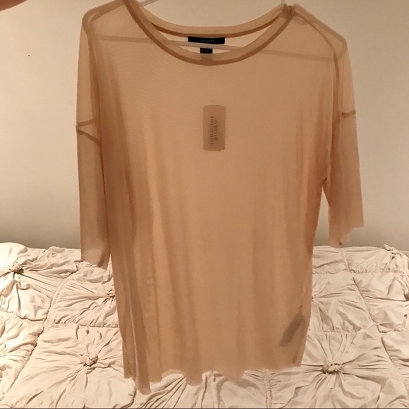 Forever 21 Tops - Sheer Oversized Tee